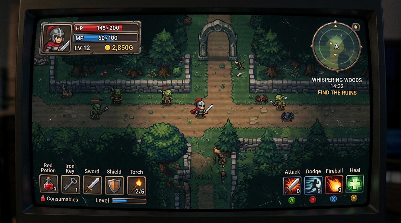 Rainboids Dev Diary: HUDs Up! HUD Design Choices